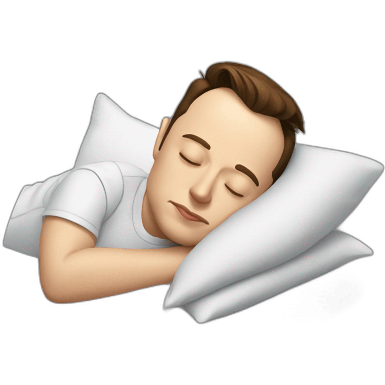 Elon musk sleeping emoji