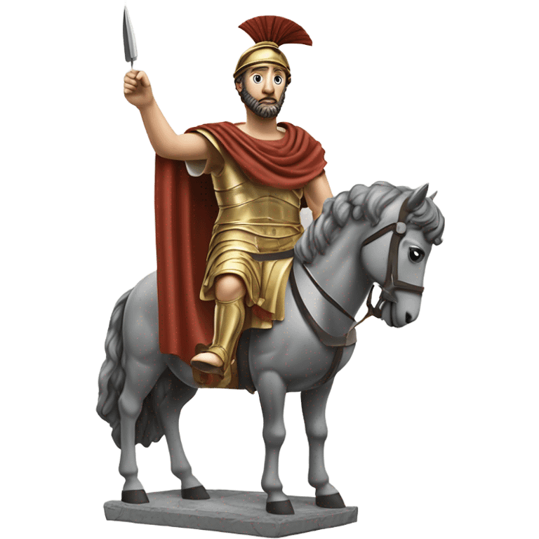 statue of Marcus Aurelius emoji