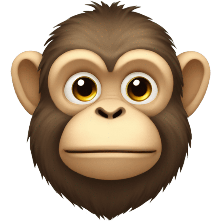 Fat monkey emoji