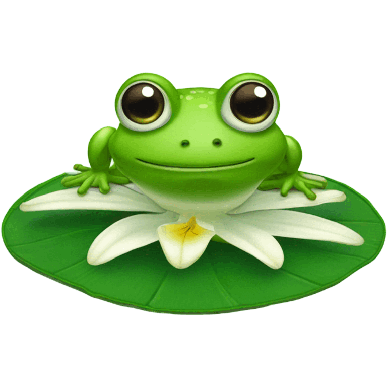 frog look up emoji