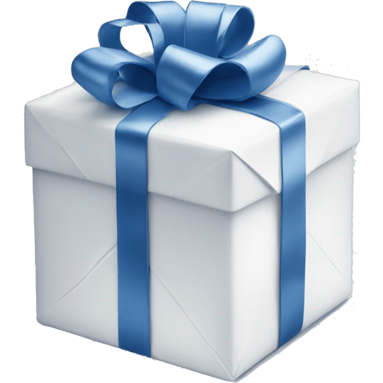 Gift with Dior style white blue wrap  emoji