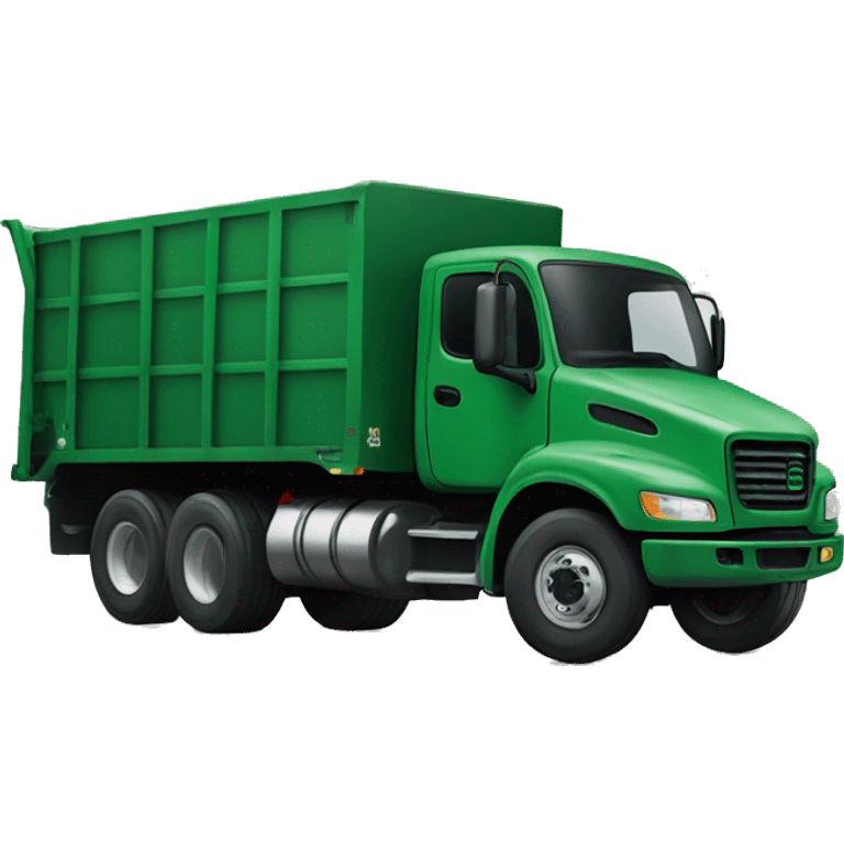 Forest green truck for cement emoji