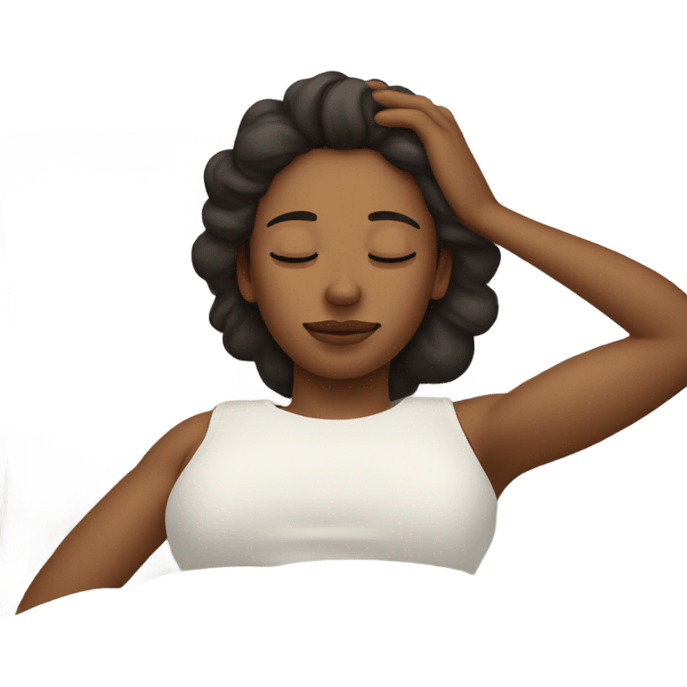 Sleeping person emoji