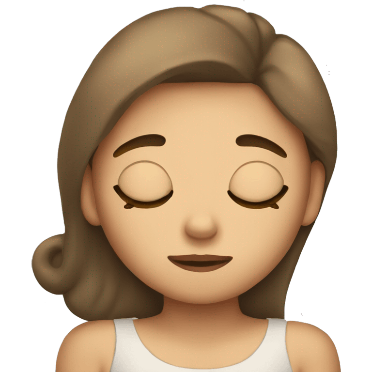 girl sleeping emoji