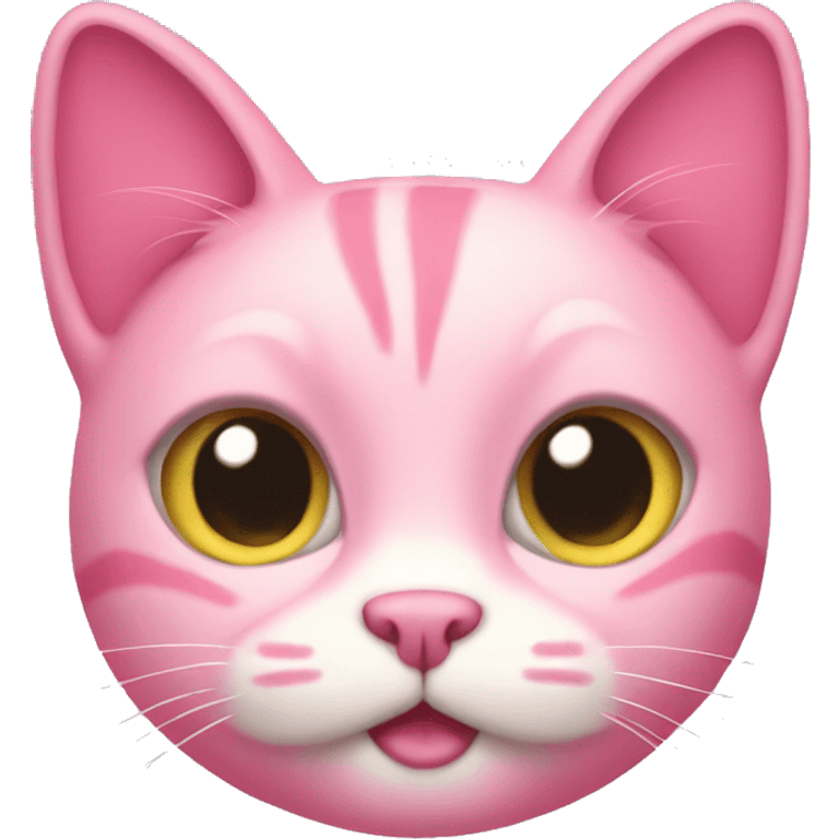 Pink cat  emoji