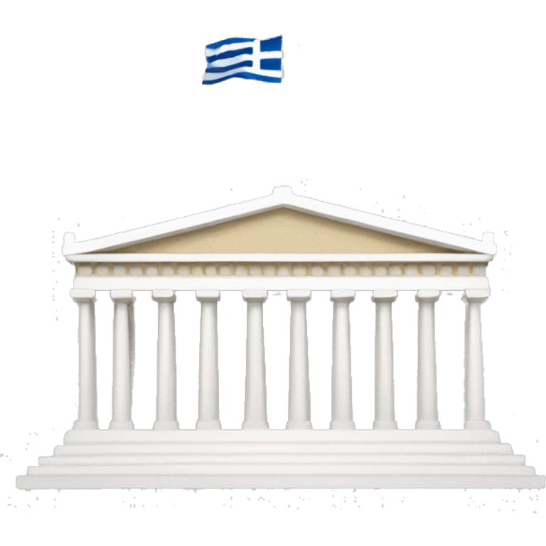 Greek parliament building emoji