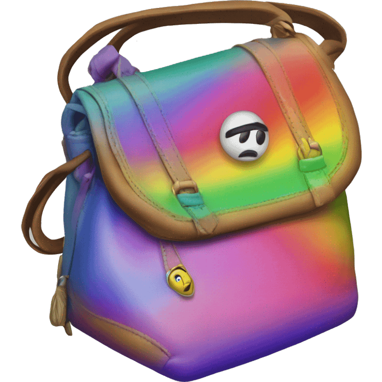 kurt gieger purse (the rainbow one) emoji