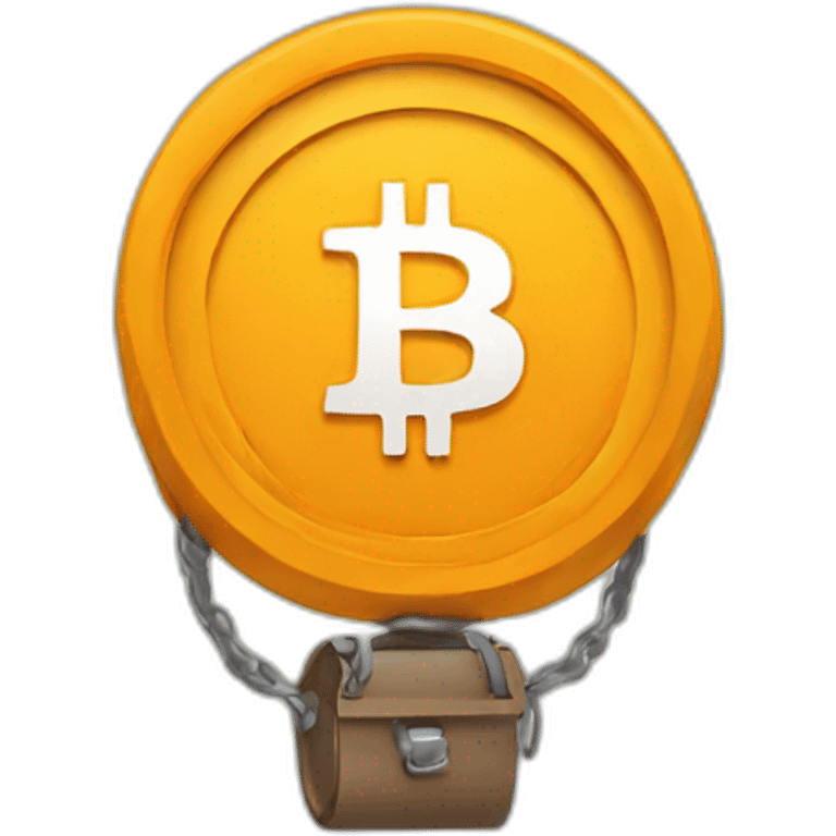 cute bitcoin holder emoji