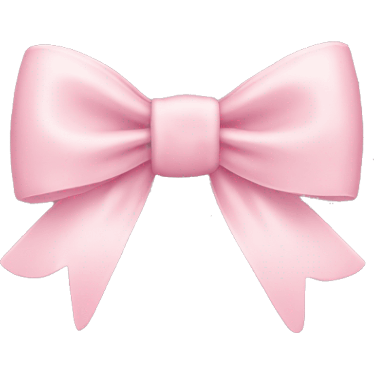 Light pink bow emoji