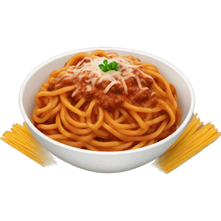 Spaghetti bolognese  emoji