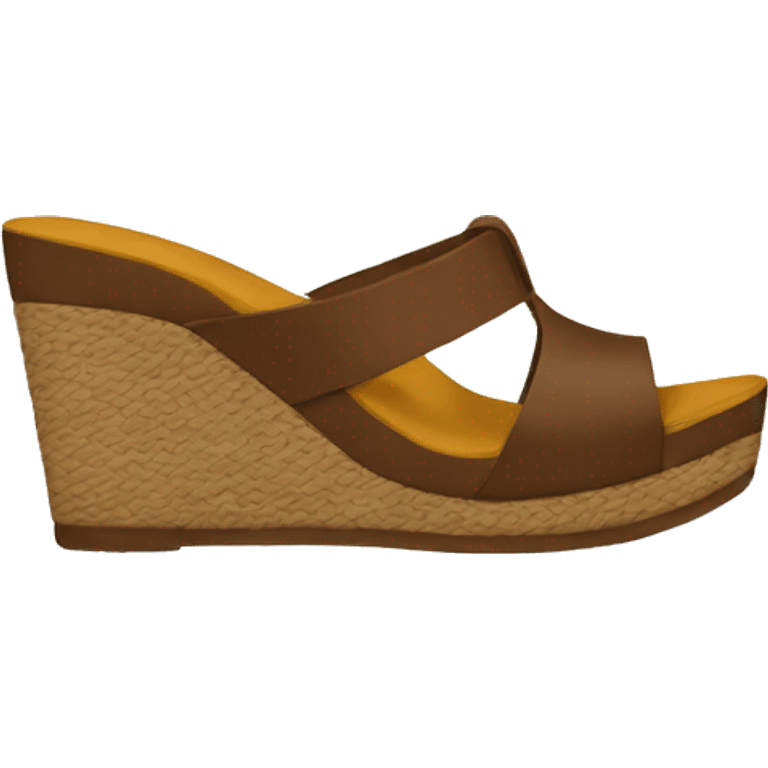 Wedge sandals emoji