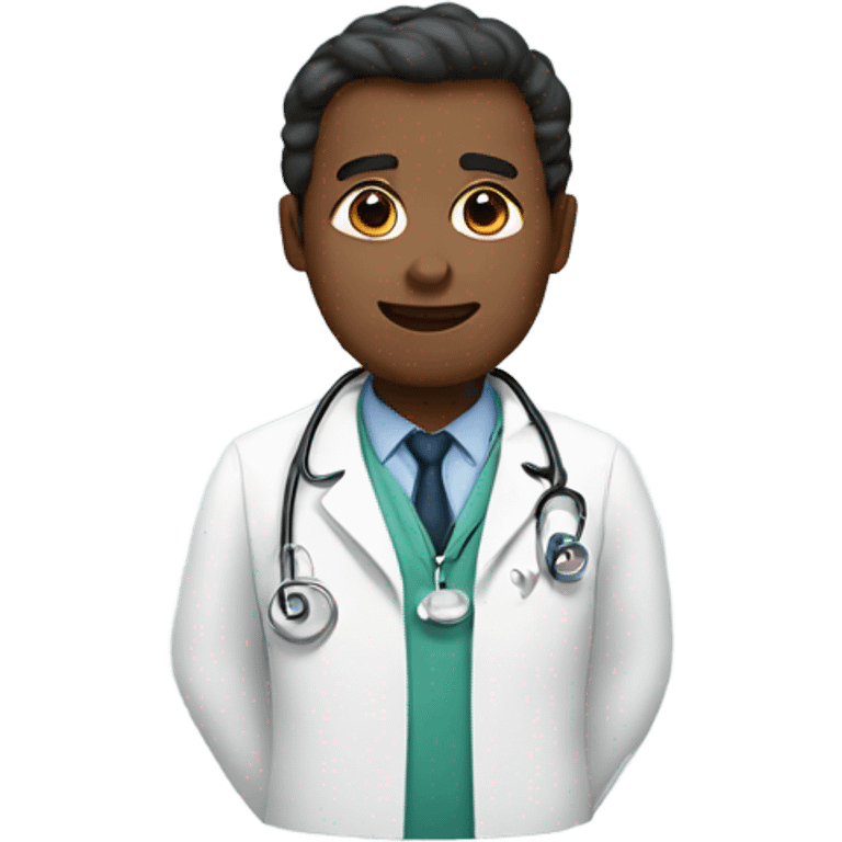 The heart of a doctor emoji