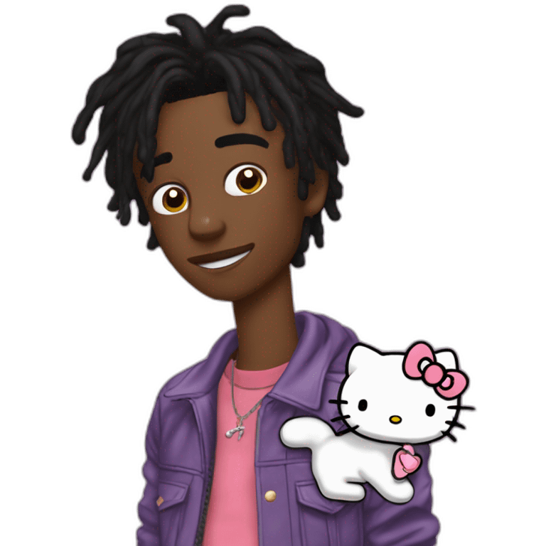 Hello kitty mixte playboi carti the rapper emoji