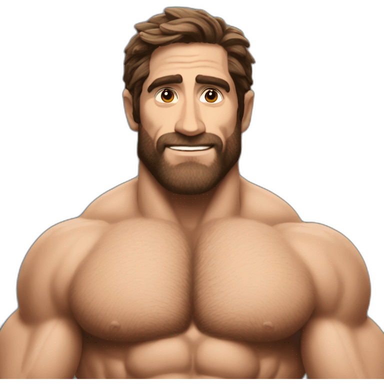 Jake Gyllenhaal Bodybuilder giant emoji