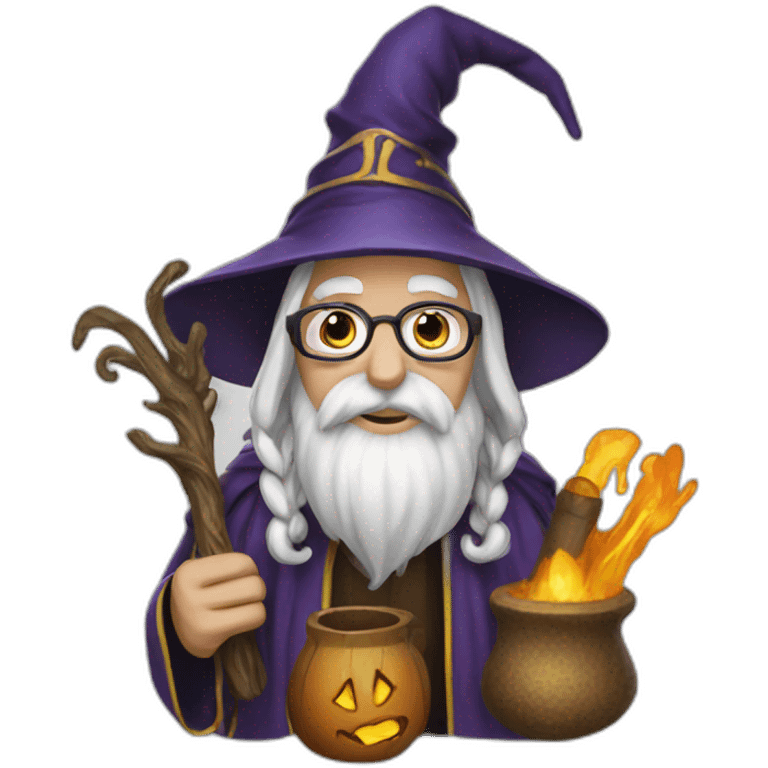 Wizard uses a lot of items emoji