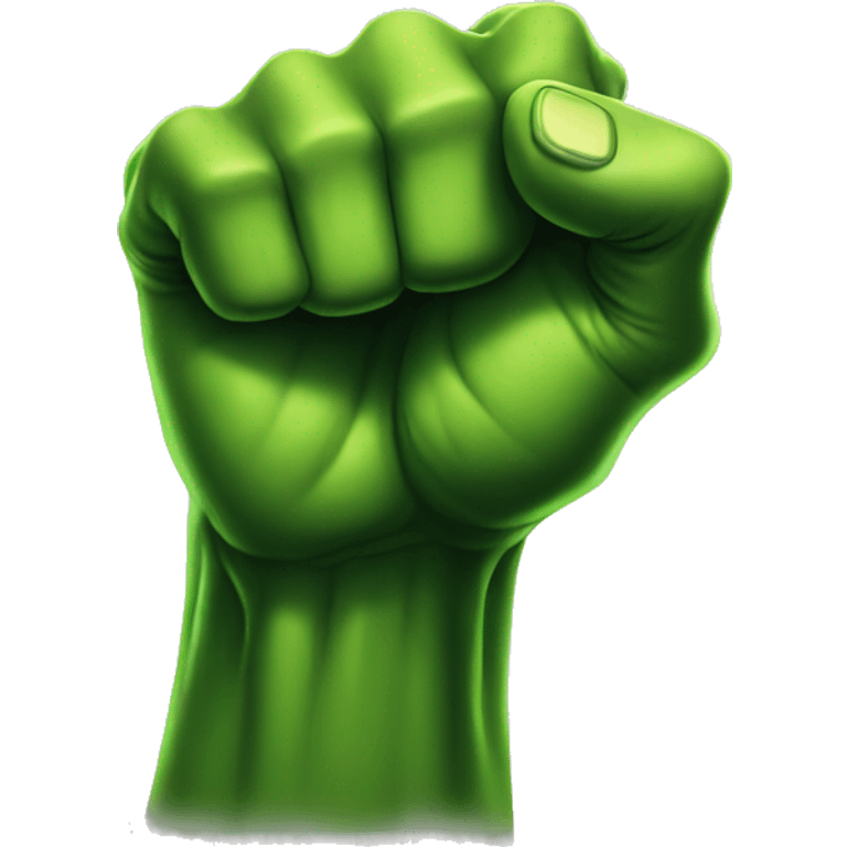 Hulk fist emoji