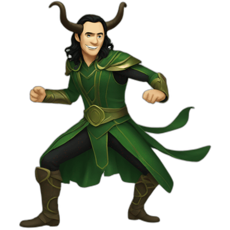 Loki dancing emoji