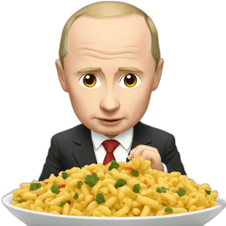 putin eating emoji