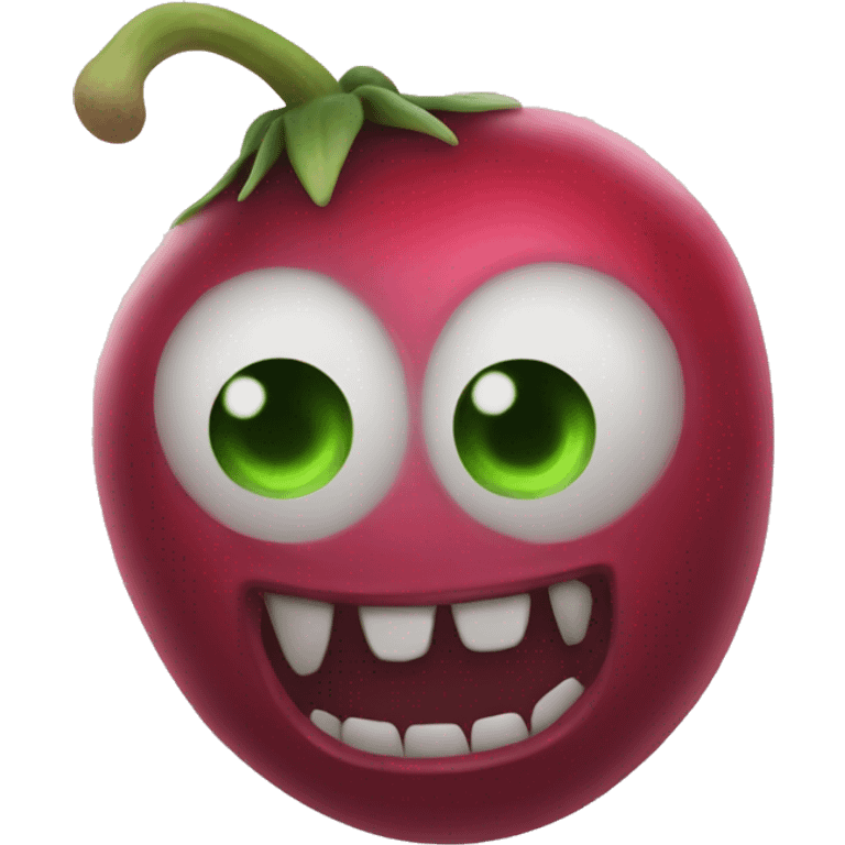 demon radish emoji