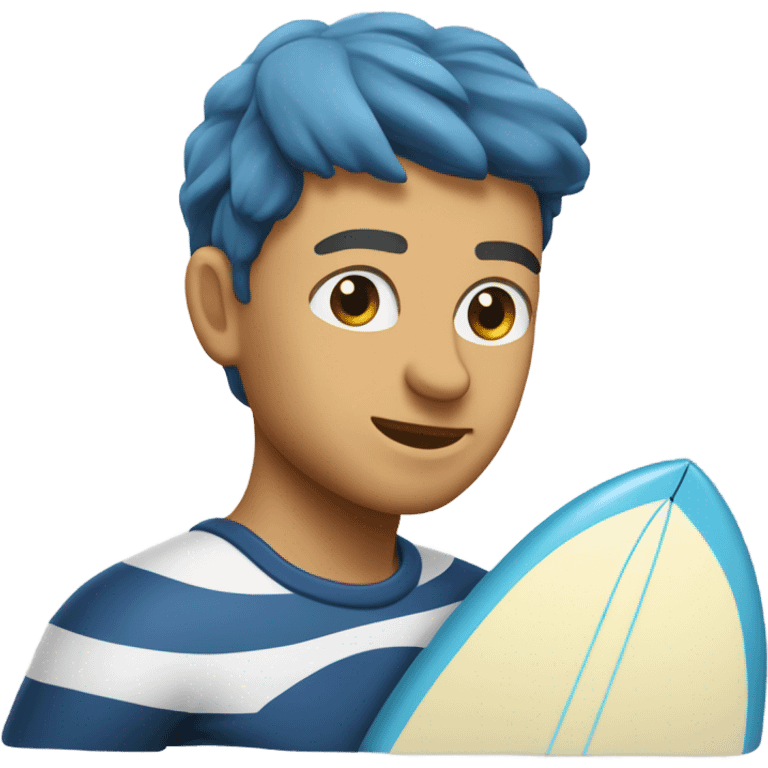 Leniwiec na desce do surfingu  emoji