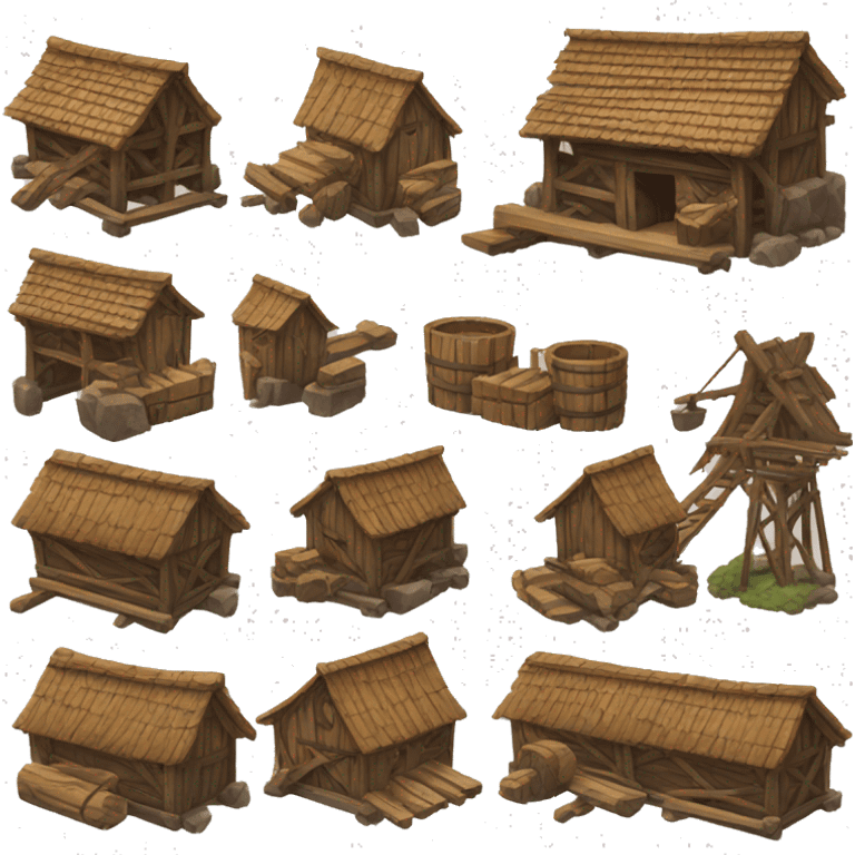 medieval lumber mill emoji