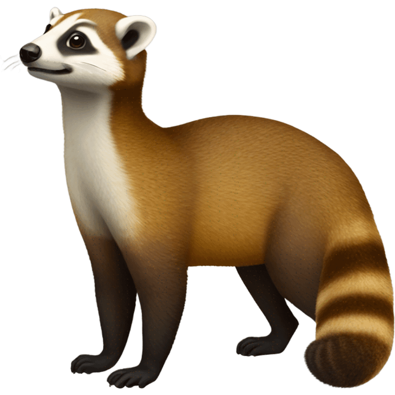 Coati full body side view emoji