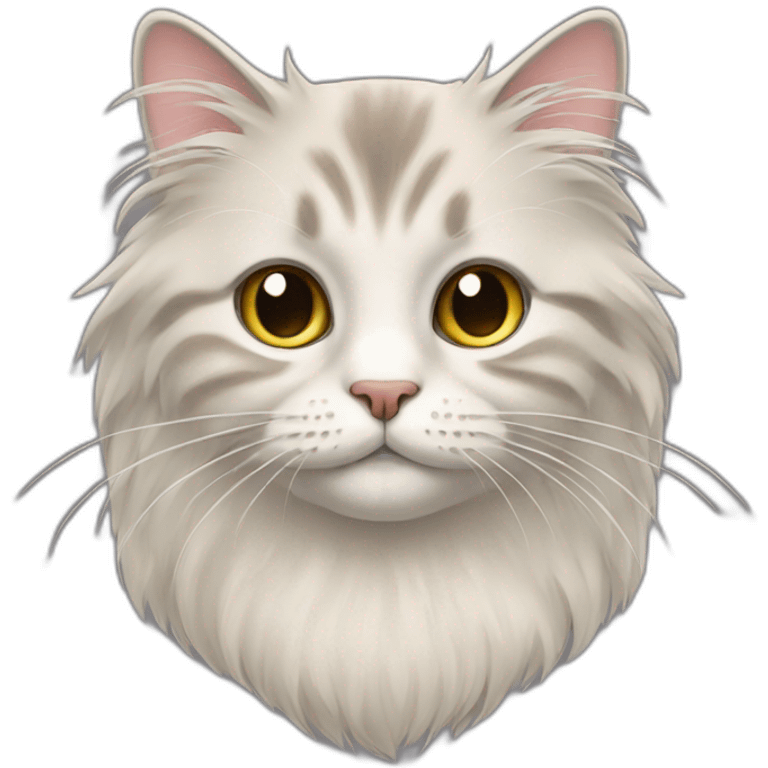 Scottish cat long hair emoji