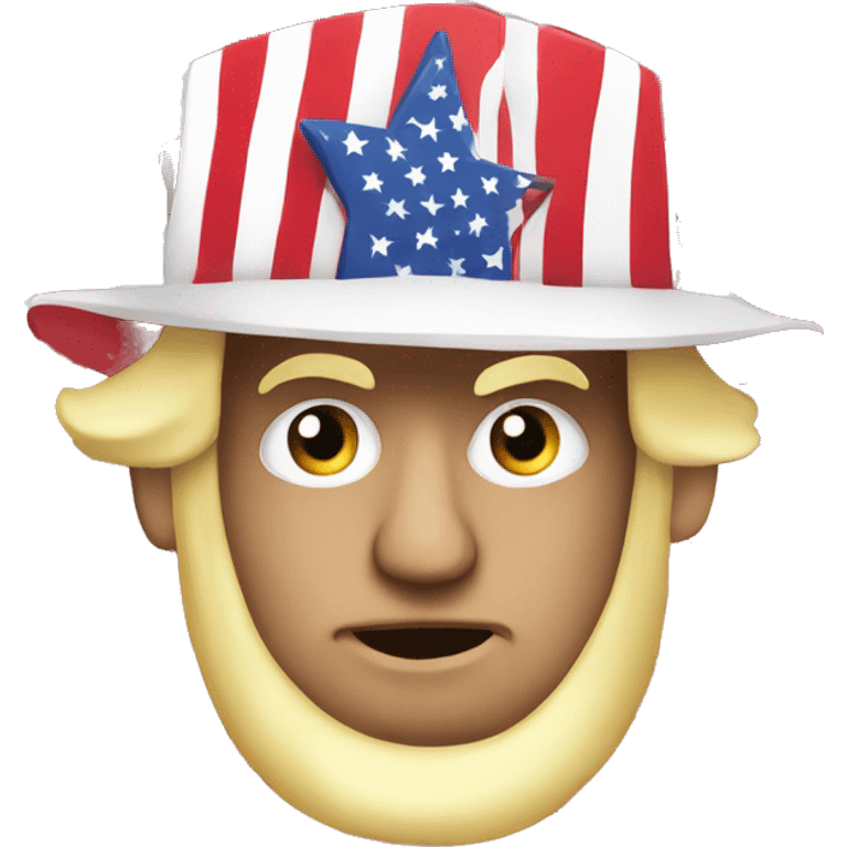 trump with a maga hat emoji