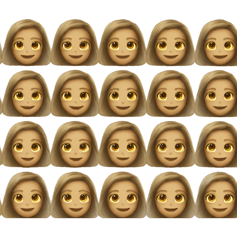 smiling girl with long hair emoji