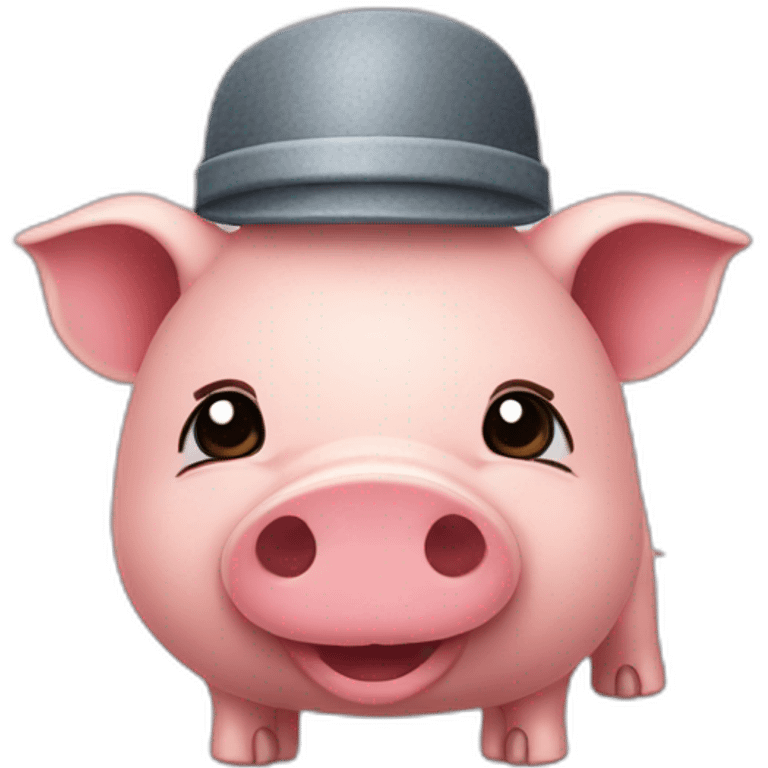 cochon avec une kippa emoji