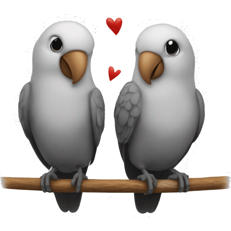 2 lovebirds emoji