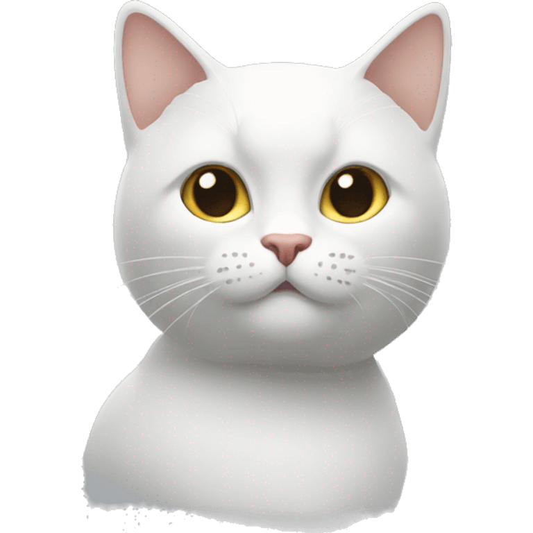 un chat obèse  emoji