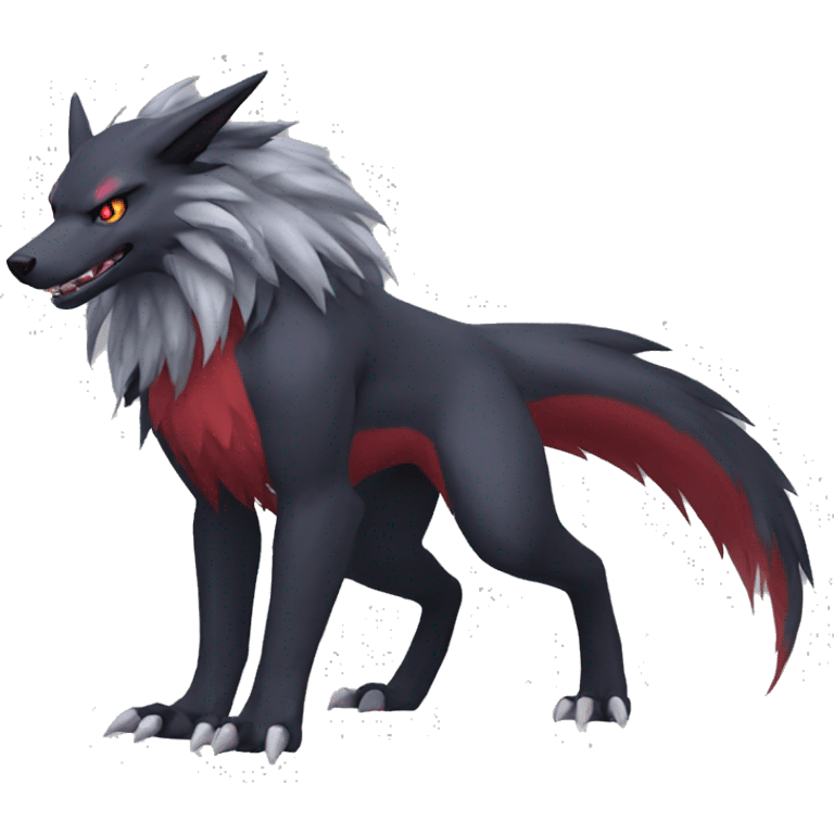 Nargacuga-Zoroark full body emoji