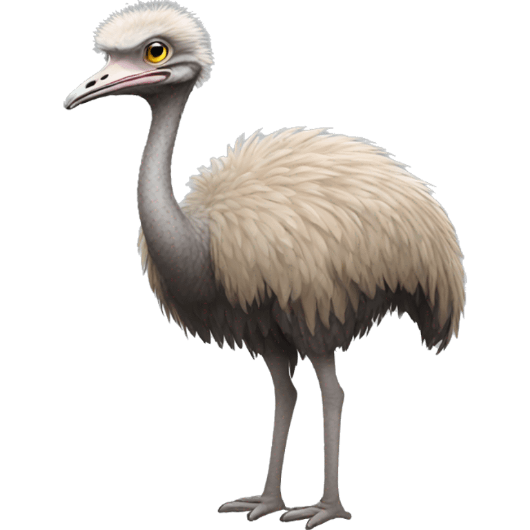 ostrich full body emoji