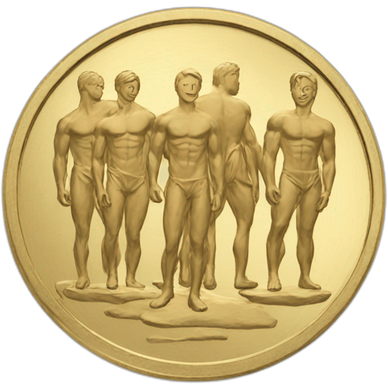 coin with men body emoji