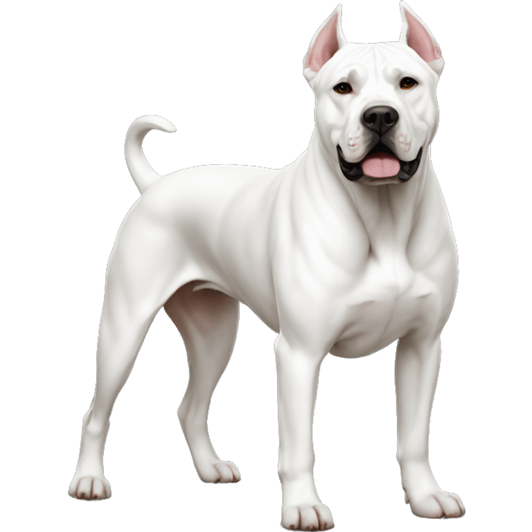 Dogo Argentino Dog Breed Full Body emoji