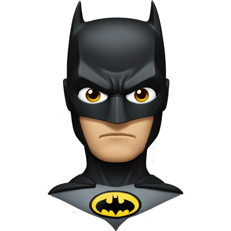 Serious batman emoji