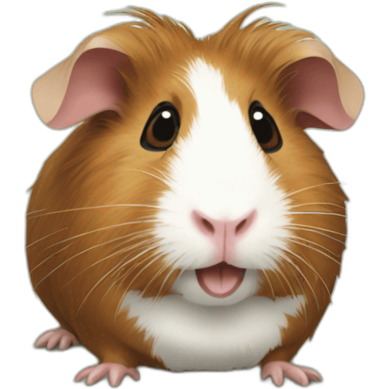 a crazy guinea pig emoji