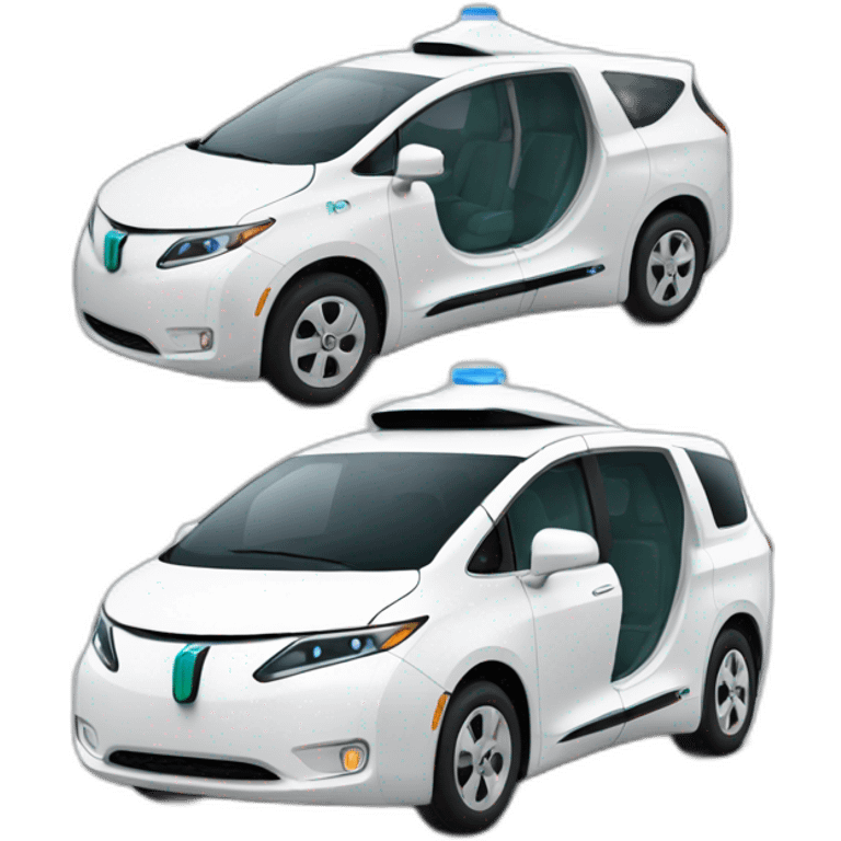 Waymo self driving car emoji