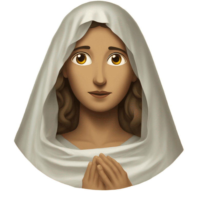 fresco with saint veronica with the veil emoji