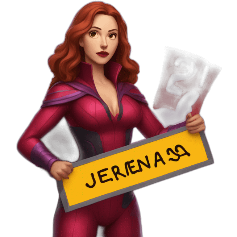 marvel-scarlet-witch-holding-a-sign-with-the-name-jeremias emoji