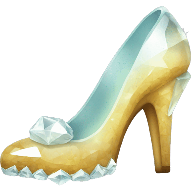 crystal shoe emoji