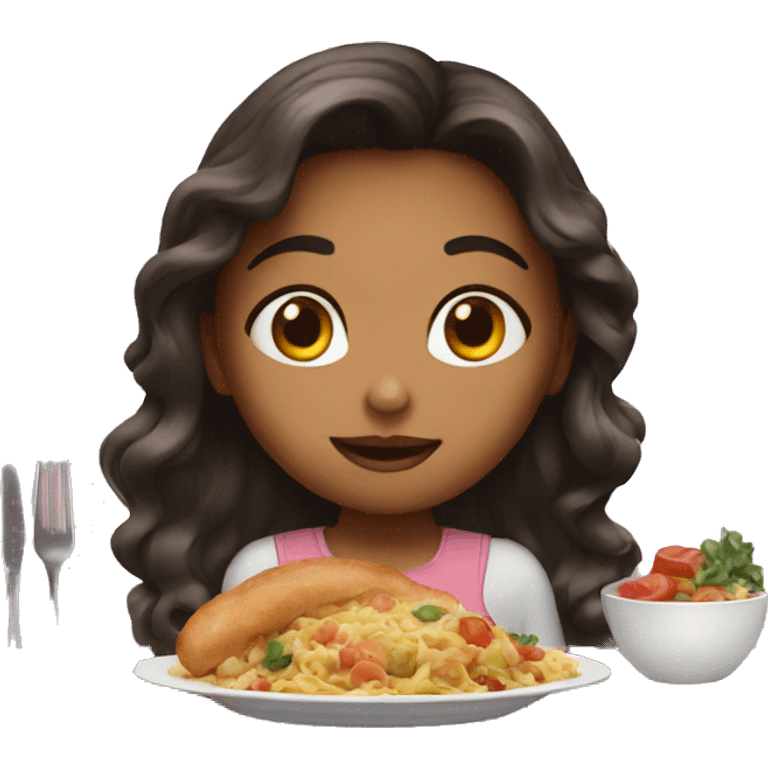 girl dinner emoji