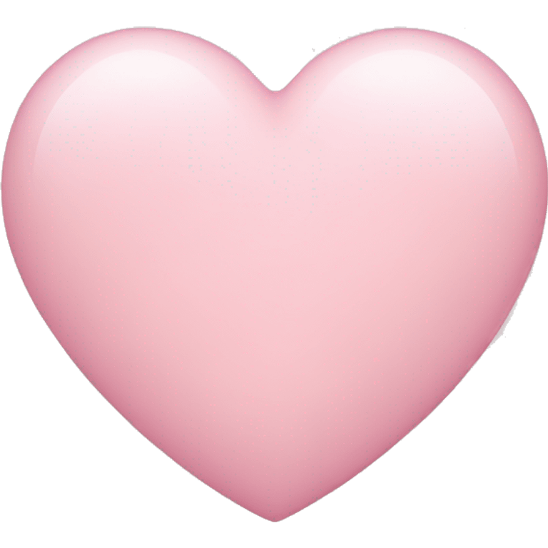 light pink heart emoji