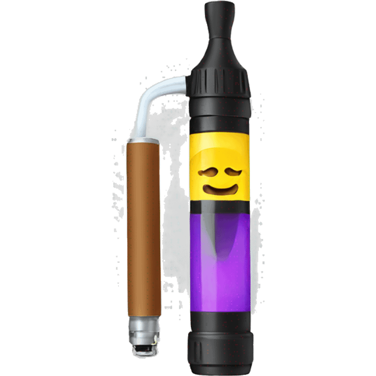 A nicotine vape emoji