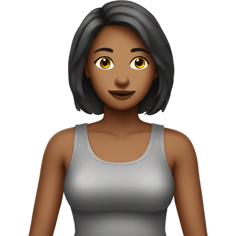 lady in a tanktop emoji