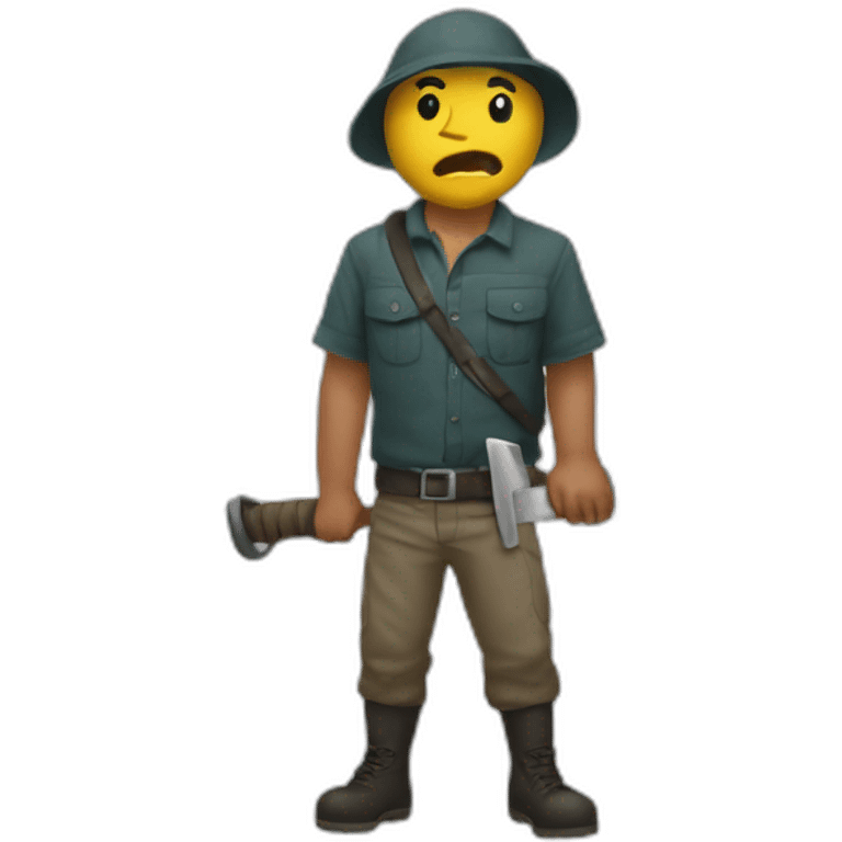 Ziak avec une machette emoji