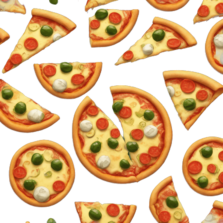 pizza with pickles emoji