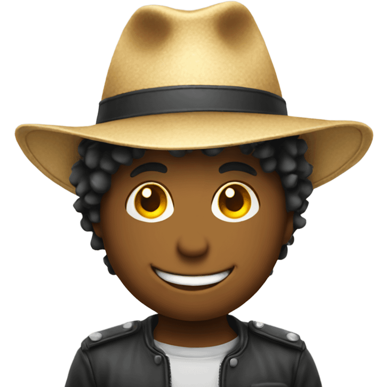 smile emoji with hat on emoji