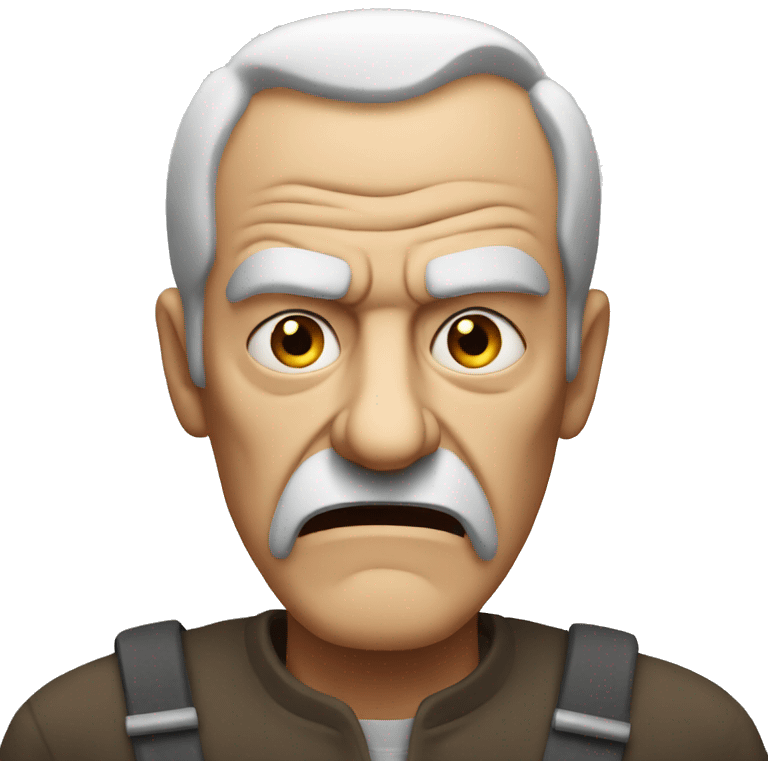 angry old man emoji